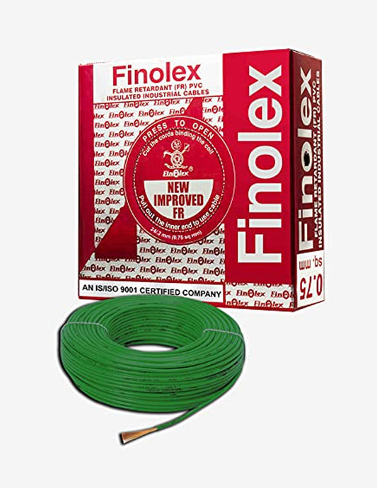 Finolex 0.75 sq.mm - Green  Color