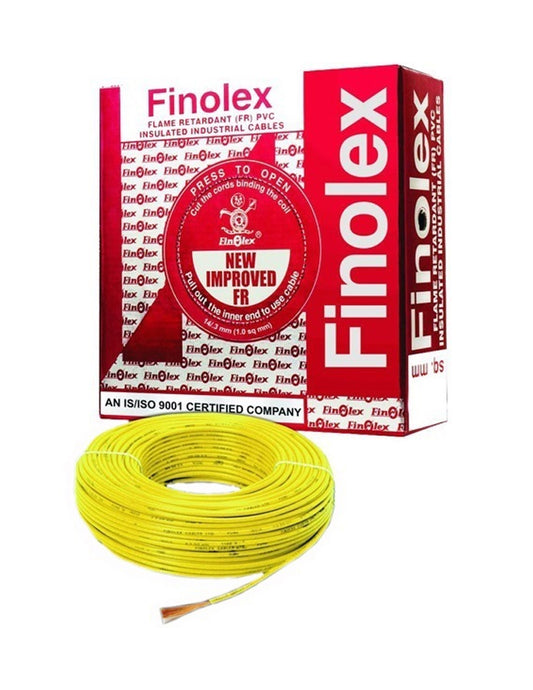 Finolex 4 sq.mm - Yellow Color