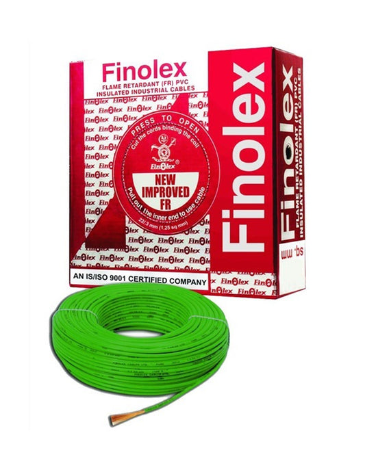 Finolex 6 sq.mm - Green Color