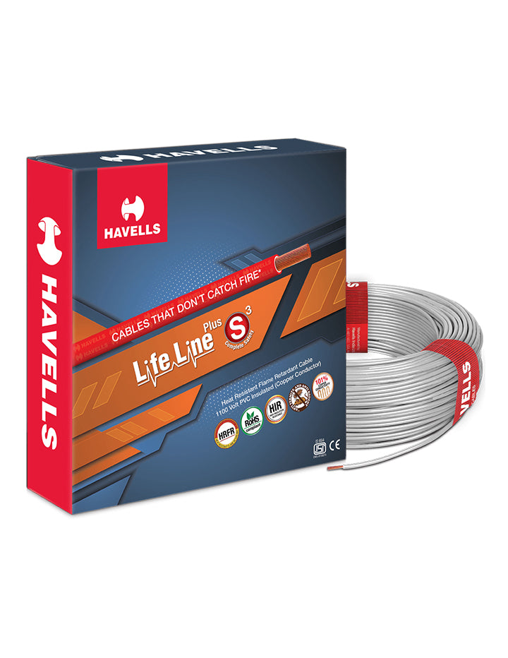 Havells Life Line 1 sq.mm - Grey Color