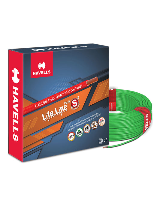 Havells Life Line 4 sq.mm - Green Color
