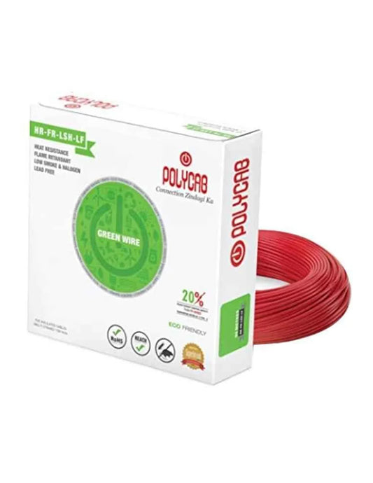 Polycab 2.5 sq.mm - Red Color